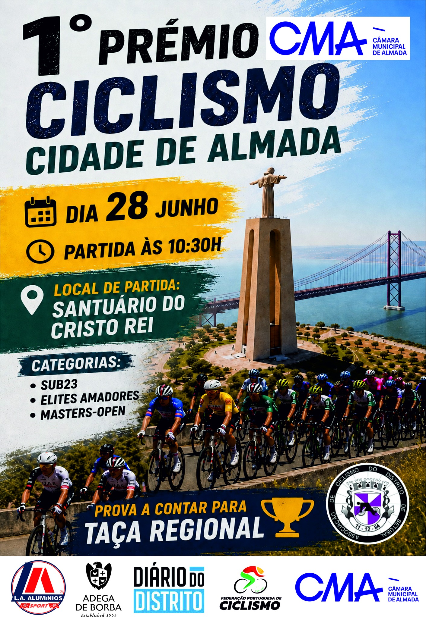 ALMADA RECEBE O GRANDE ESPETÁCULO DO CICLISMO!