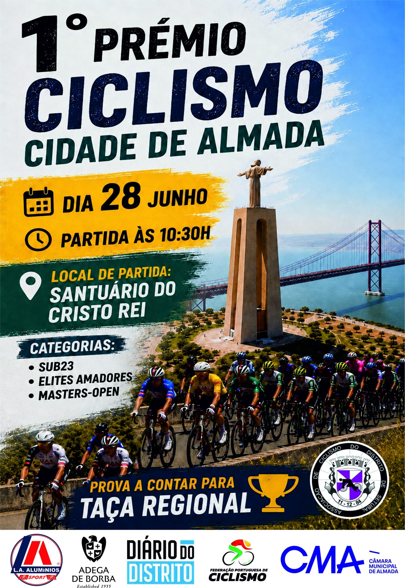 ALMADA RECEBE O GRANDE ESPETÁCULO DO CICLISMO!
