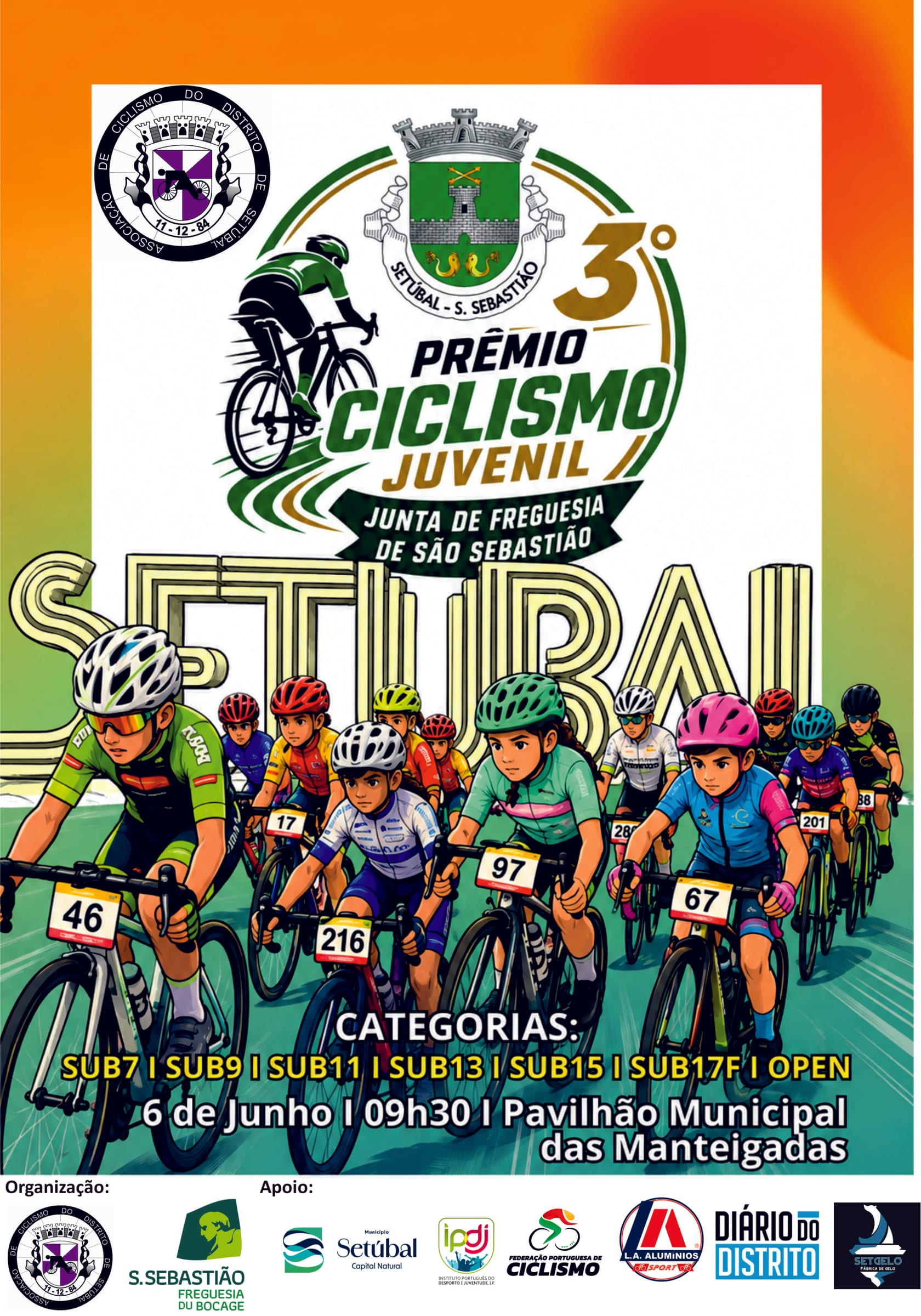 3.º Prémio de Ciclismo Juvenil da Junta de Freguesia de São Sebastião! 💚💛