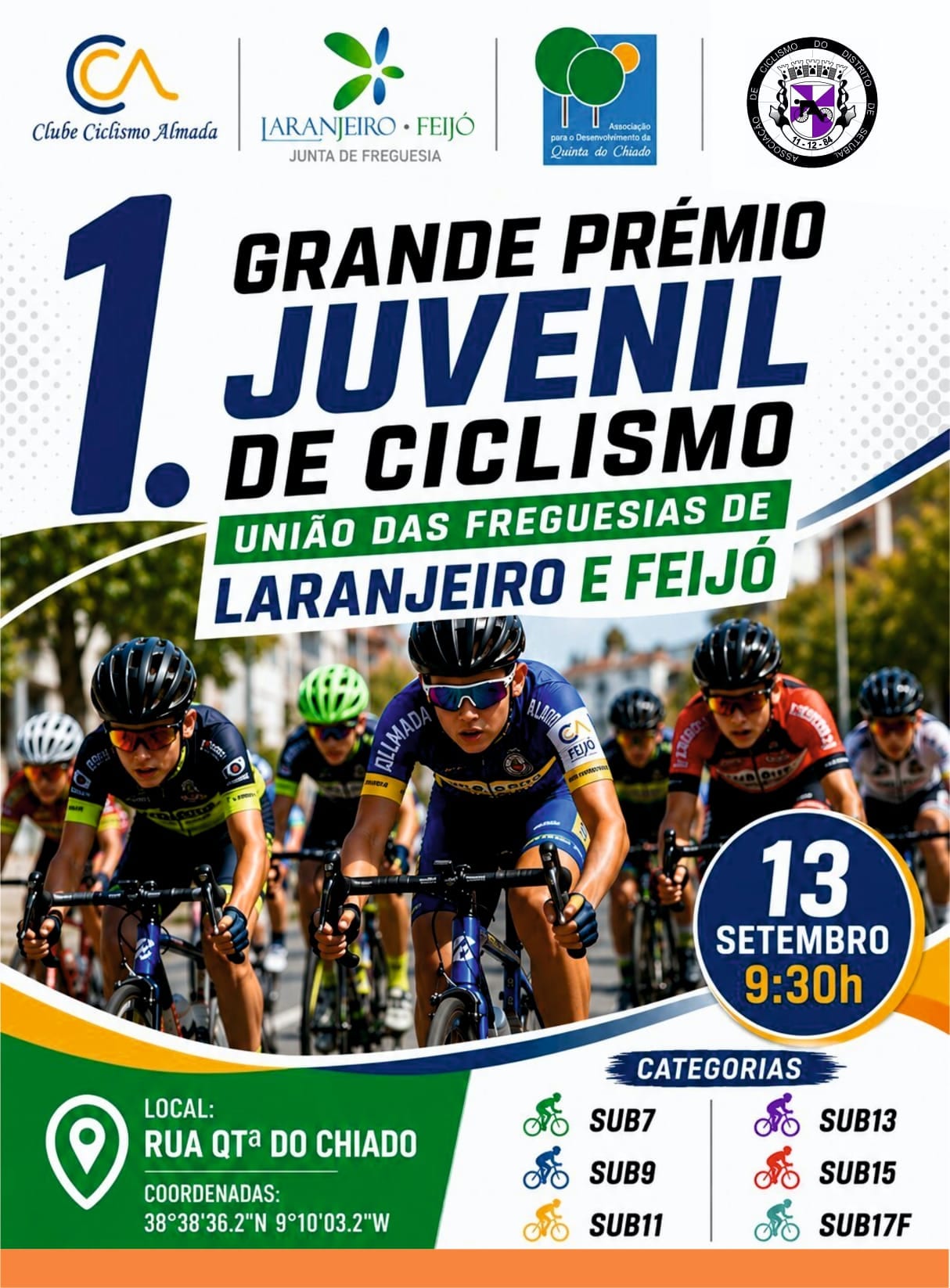 1.º Grande Prémio Juvenil de Ciclismo – União das Freguesias de Laranjeiro e Feijó